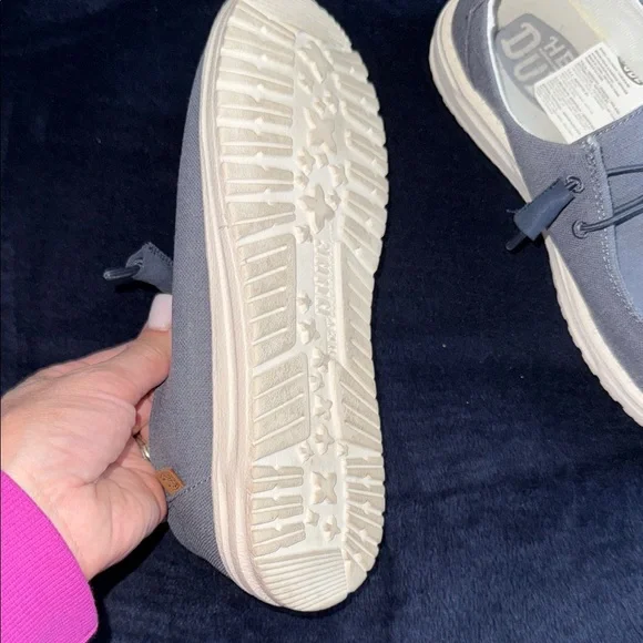 Hey Dude Blue Slip-On Loafers 8 - Picture 2 of 5